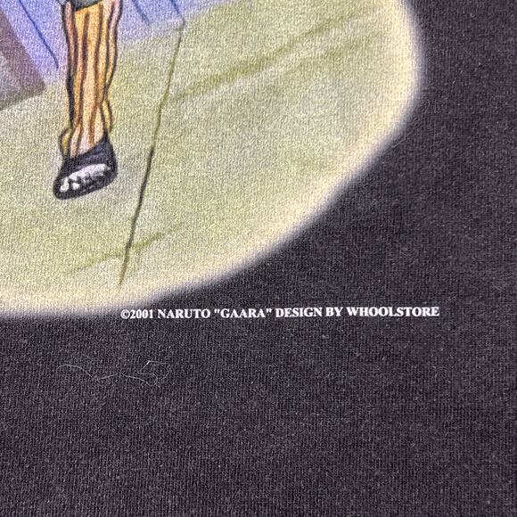 Vintage 2001 Gaara T-Shirt Naruto Black Size XL RARE - Picture 4 of 8